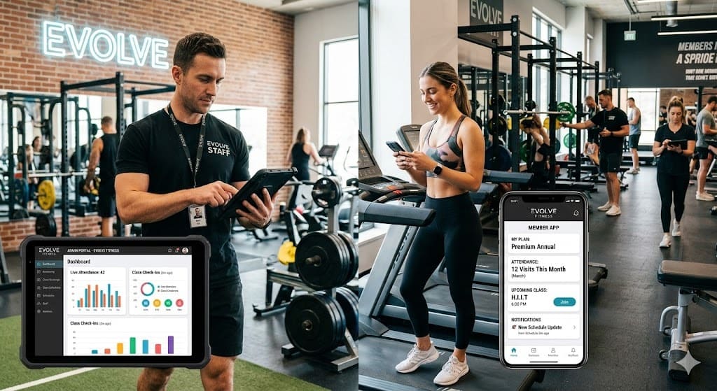 Mobile-Friendly Gym Software Access